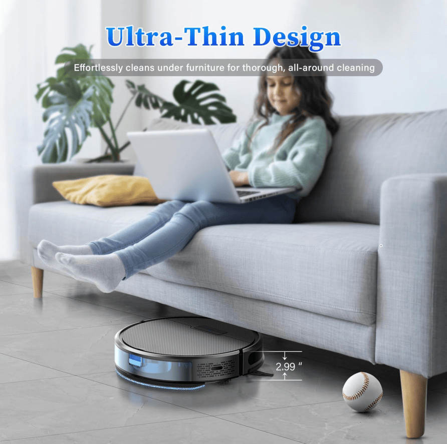 Robot powerful vacuum cleaner automatic sweeper