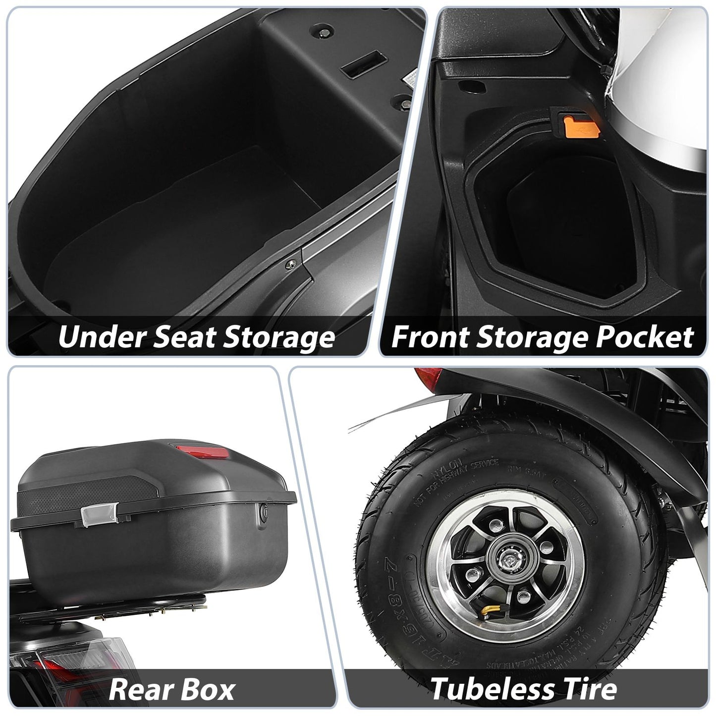 Electric Mobility Recreational Travel Scooter for Adults