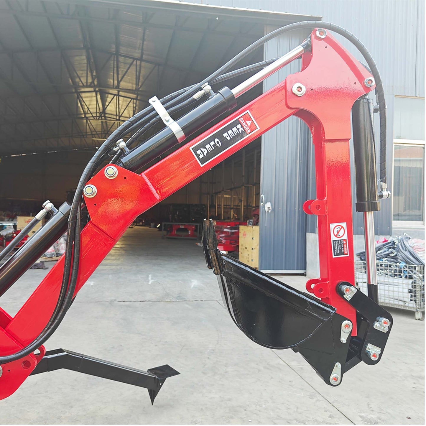 Small backhoe excavator Trench 0.016 cbm Bucket a power of 15HP