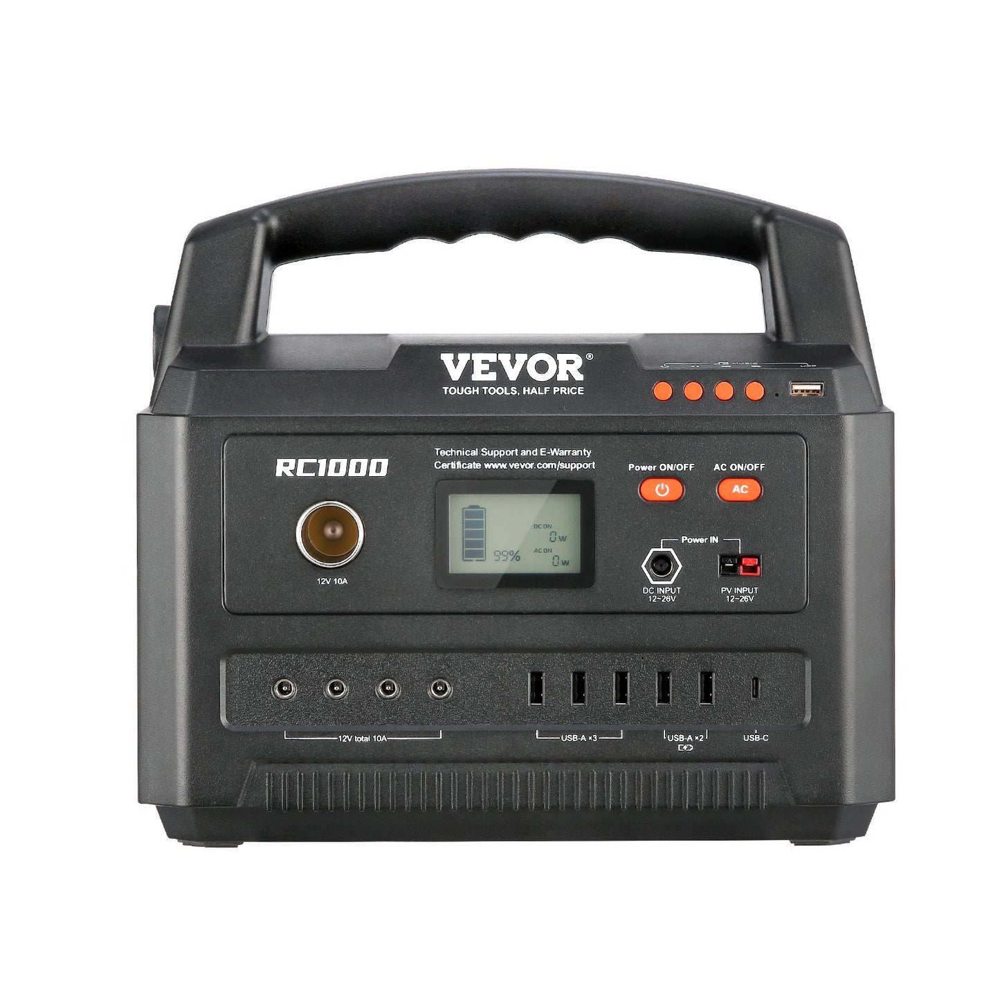 VEVOR Portable Power Station Solar Generator