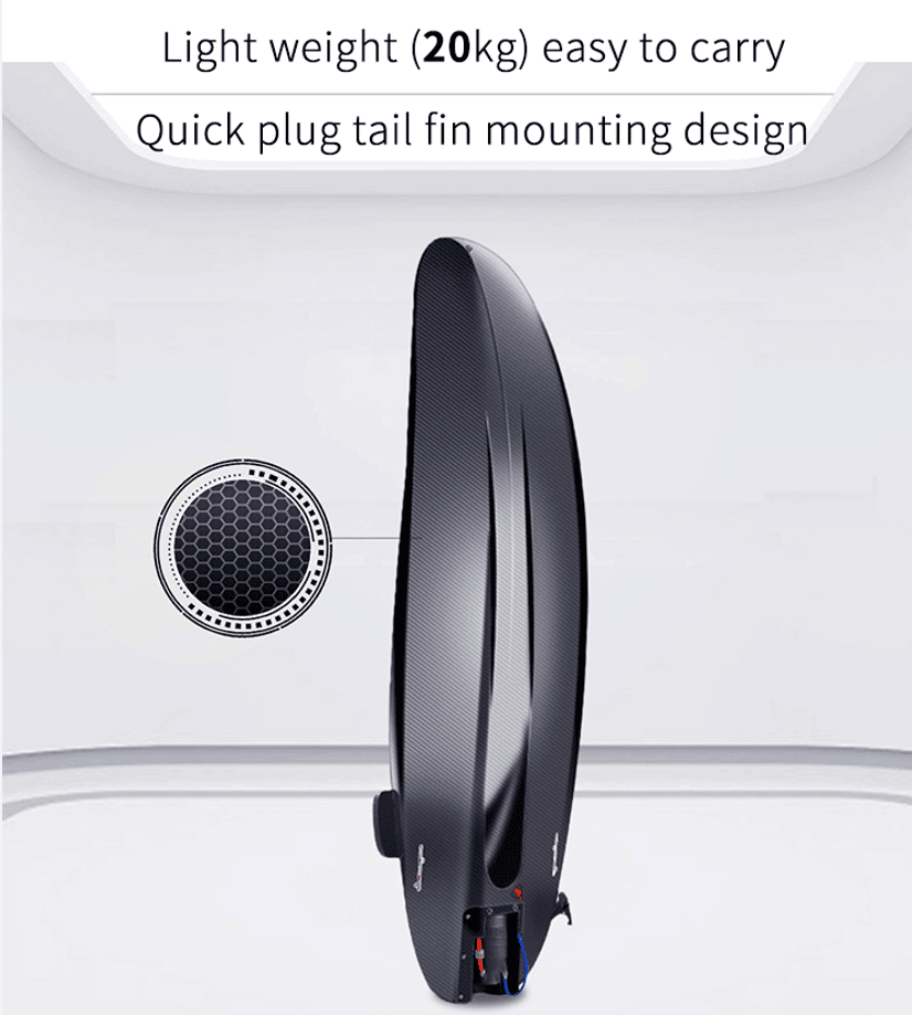 PSJF08a gasoline engine surfboard load 120kg speed 58 km/h displacement 110CC water depth 60cm safe payment PICC carburetor aviation grade carbon fiber