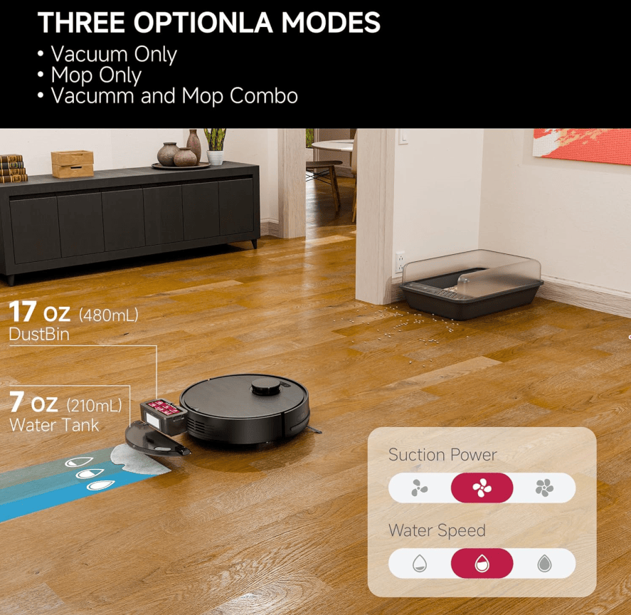 Robot powerful vacuum cleaner automatic sweeper