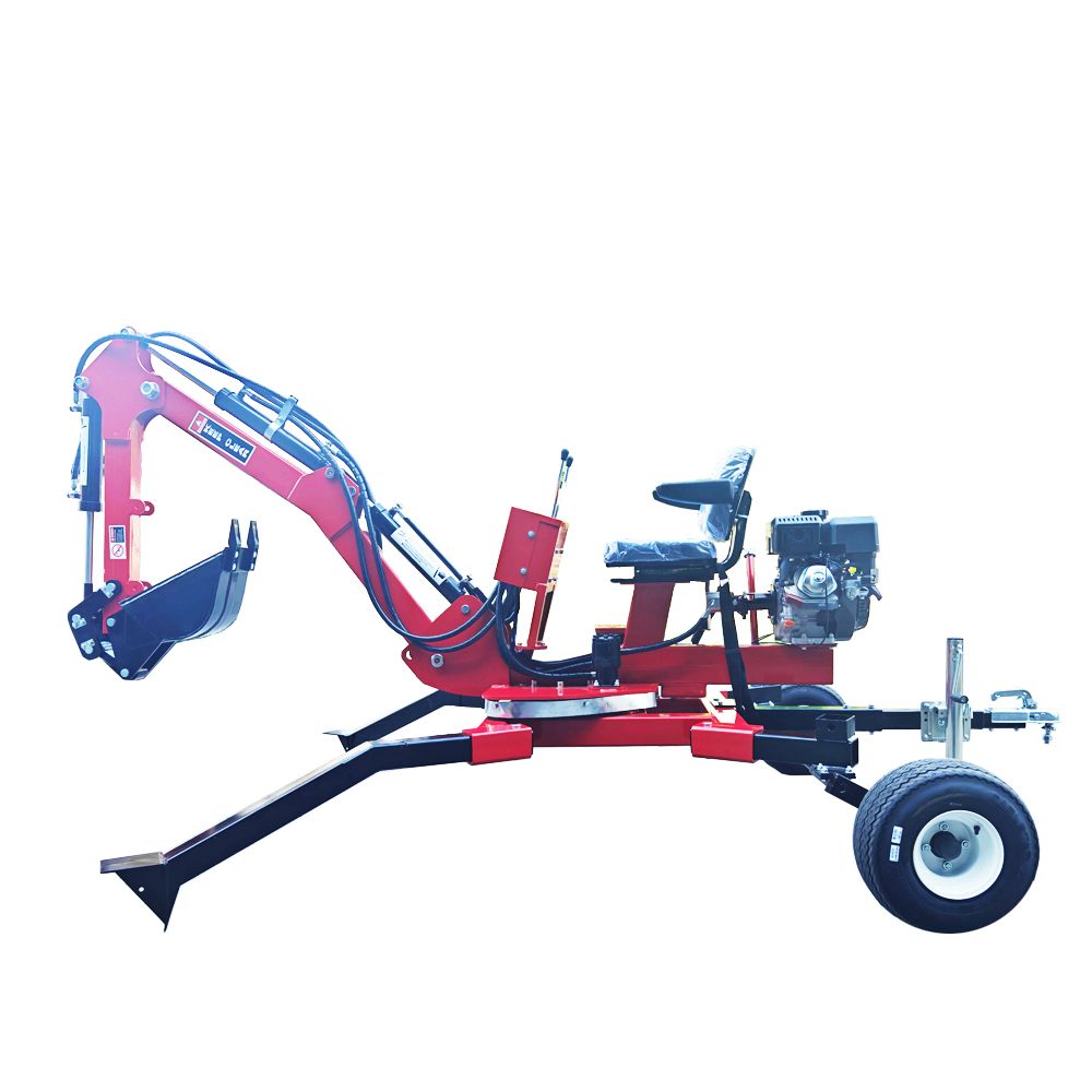 Small backhoe excavator Trench 0.016 cbm Bucket a power of 15HP