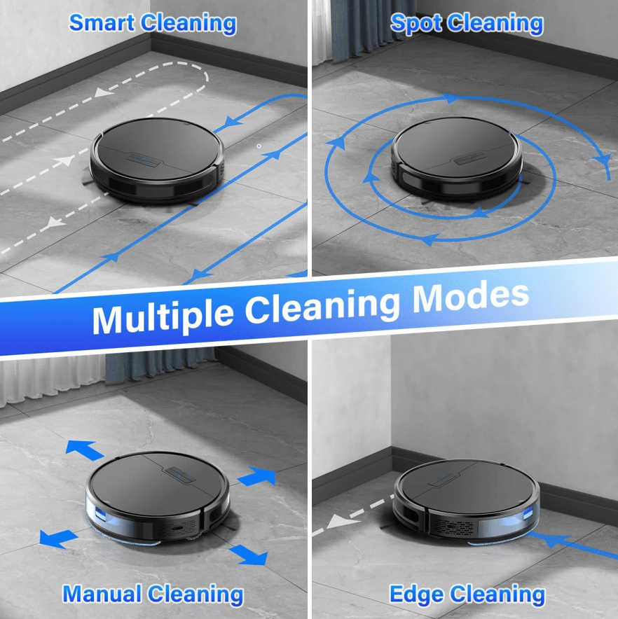 Robot powerful vacuum cleaner automatic sweeper