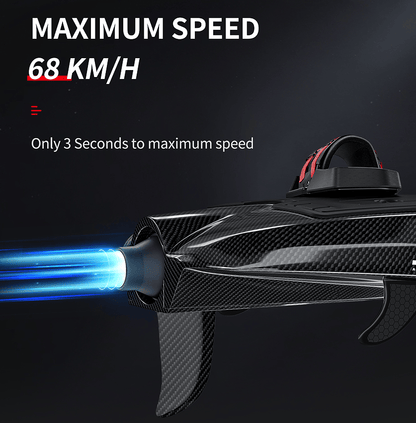 PSJF01 Electric surfboard load 150kg speed 60 km/h water depth 60cm safe payment PICC aviation grade carbon fiber, consumer grade water surfboard jet surfboard