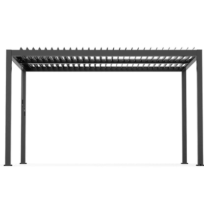 8610C Louver Pergola 10x13ft Aluminum Frame & Louvers