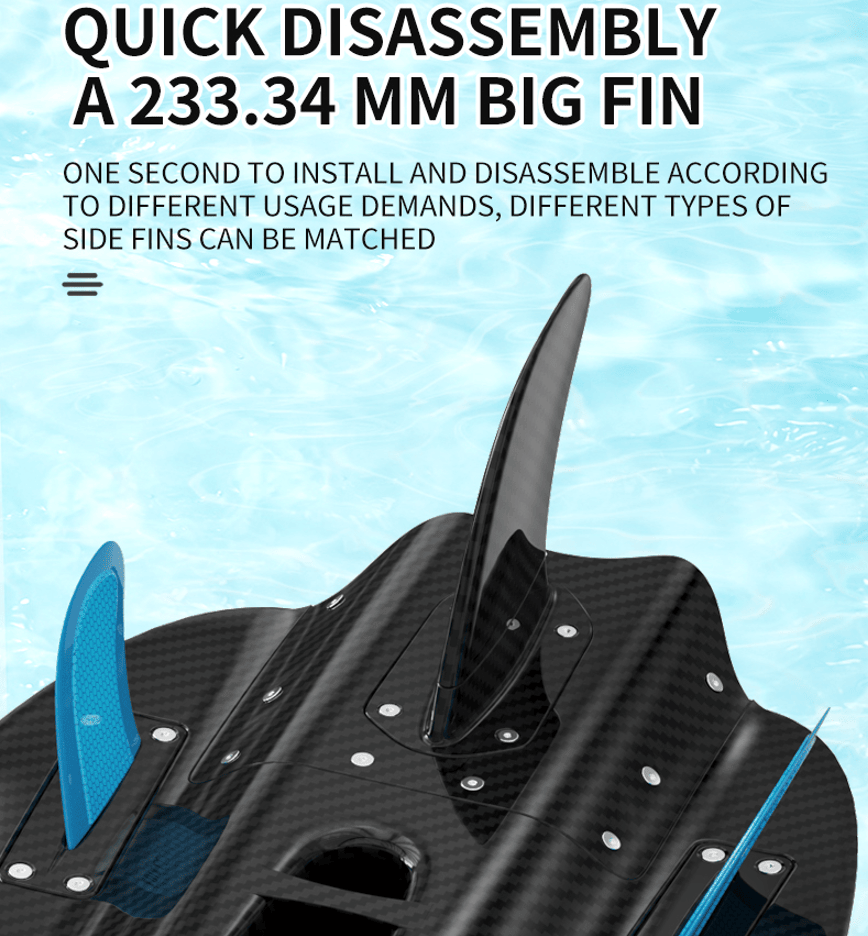 PSIGEEK1 Gasoline engine surfboard load 150kg speed 62 km/h displacement 110CC Water depth 60cm Management system EFI Security Pay PICC Aviation grade Carbon fiber