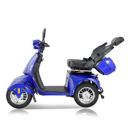 Fastest Mobility Scooter With Four Wheels For Adults & Seniors, blue 800W