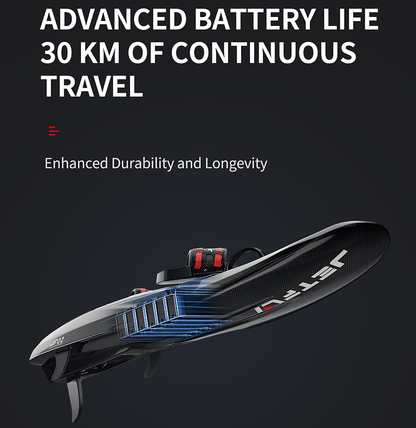 PSJF01 Electric surfboard load 150kg speed 60 km/h water depth 60cm safe payment PICC aviation grade carbon fiber, consumer grade water surfboard jet surfboard