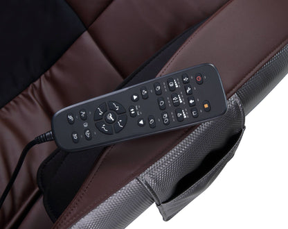 Pacari Chocolate Synthetic Leather Power 2D Massage Chair