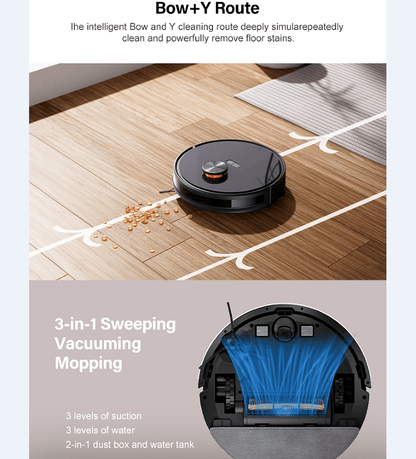 Automatic cleaning sweeper robot vacuum cleaner laser life 2.5h 32W