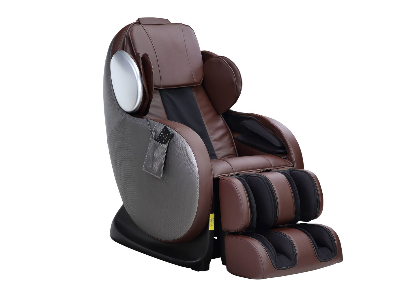 Pacari Chocolate Synthetic Leather Power 2D Massage Chair