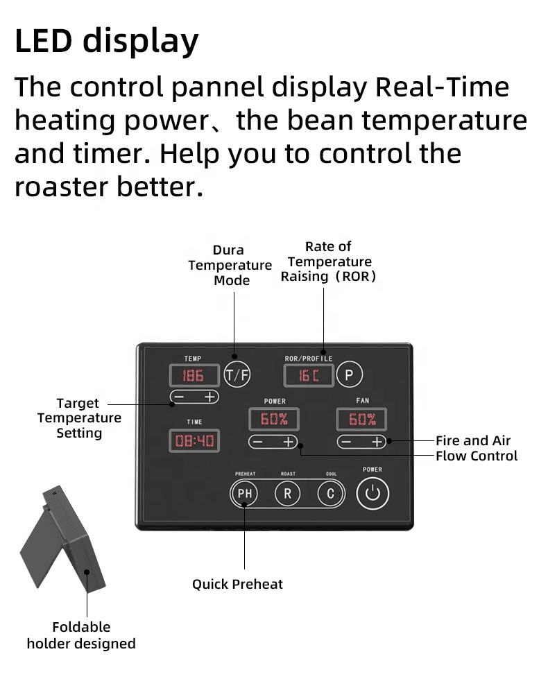 Coffee Roastery (Standard Edition), Dual System Mini Household Drum Roastery