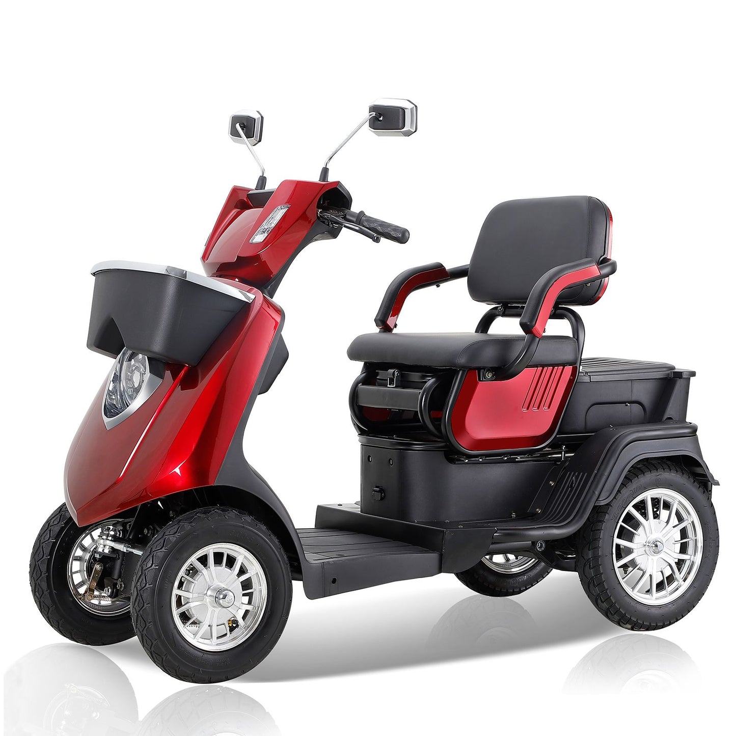 Heavy Duty 4 Wheel Mobility Scooters for Seniors & Adults 500lbs Capacity