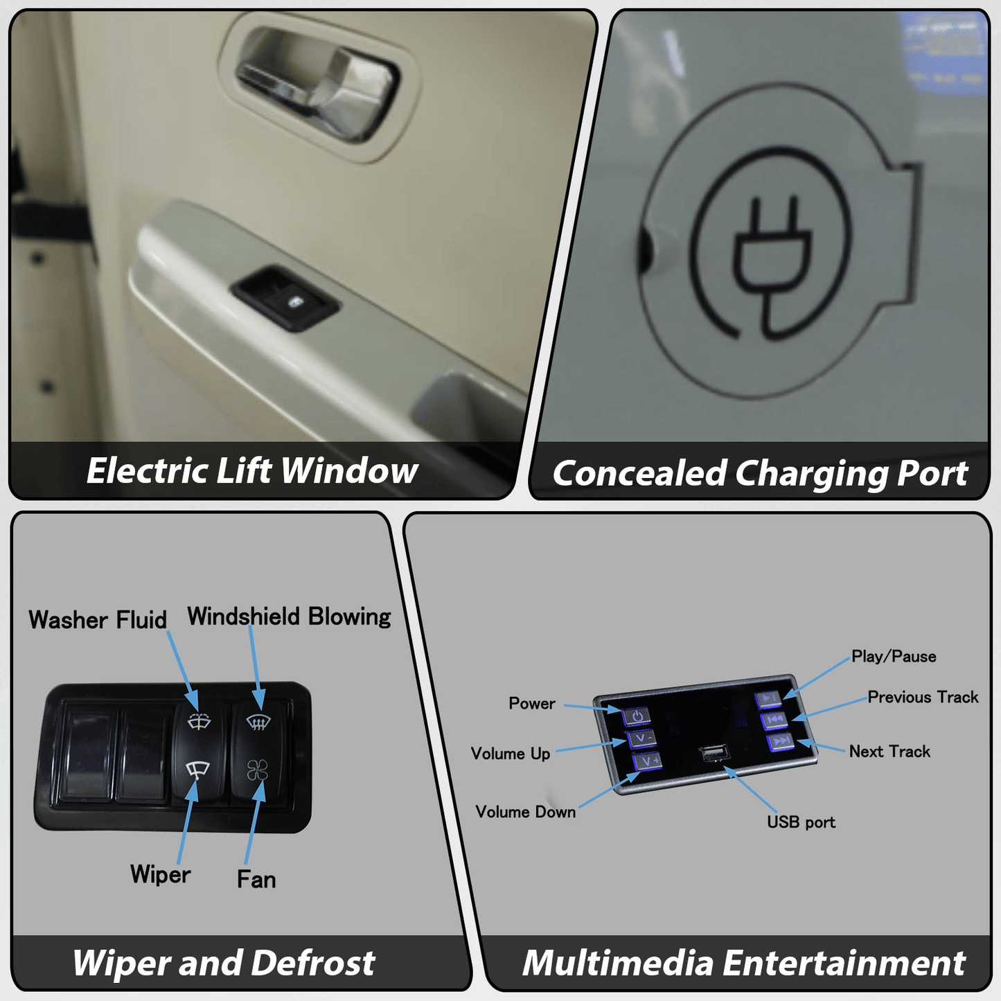 All-Weather Protection: Fully Enclosed Design for Safer Travels