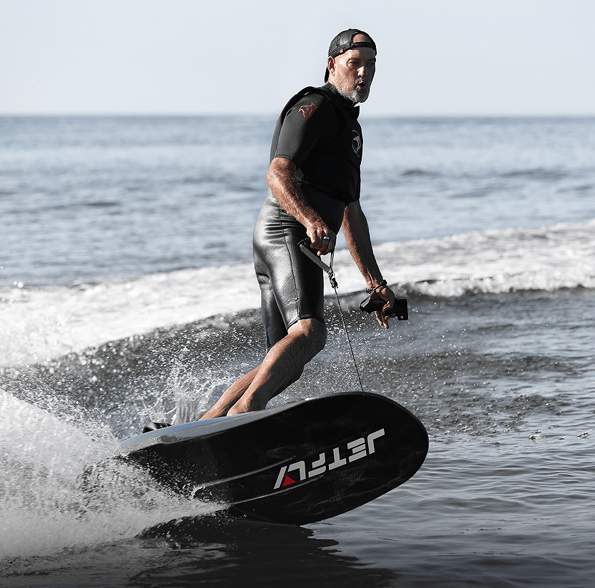 PSJF08a  gasoline engine surfboard load 120kg speed 58 km/h displacement 110CC water depth 60cm safe payment PICC carburetor aviation grade carbon fiber