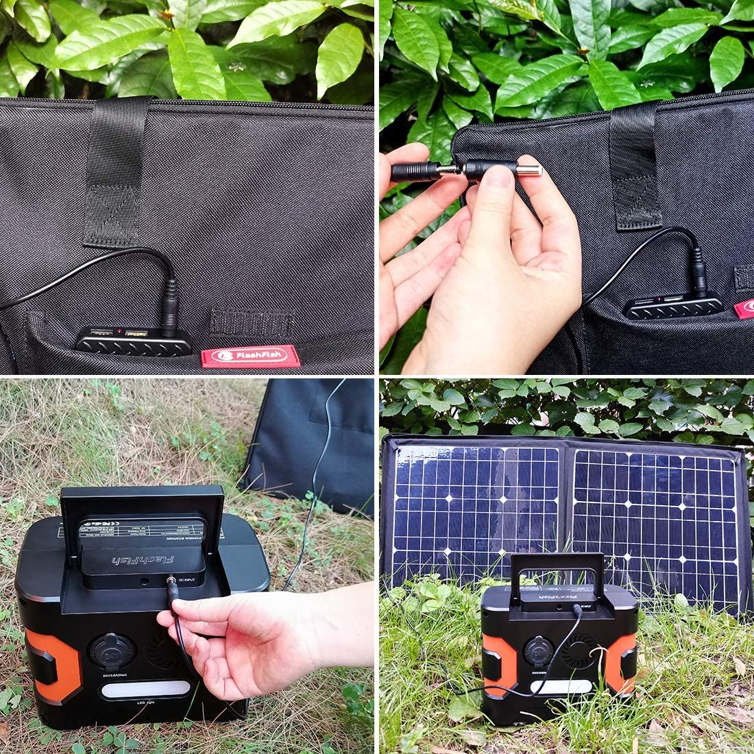 100W 18V Portable Solar Pane