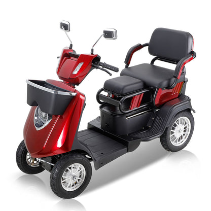 Heavy Duty 4 Wheel Mobility Scooters for Seniors & Adults 500lbs Capacity