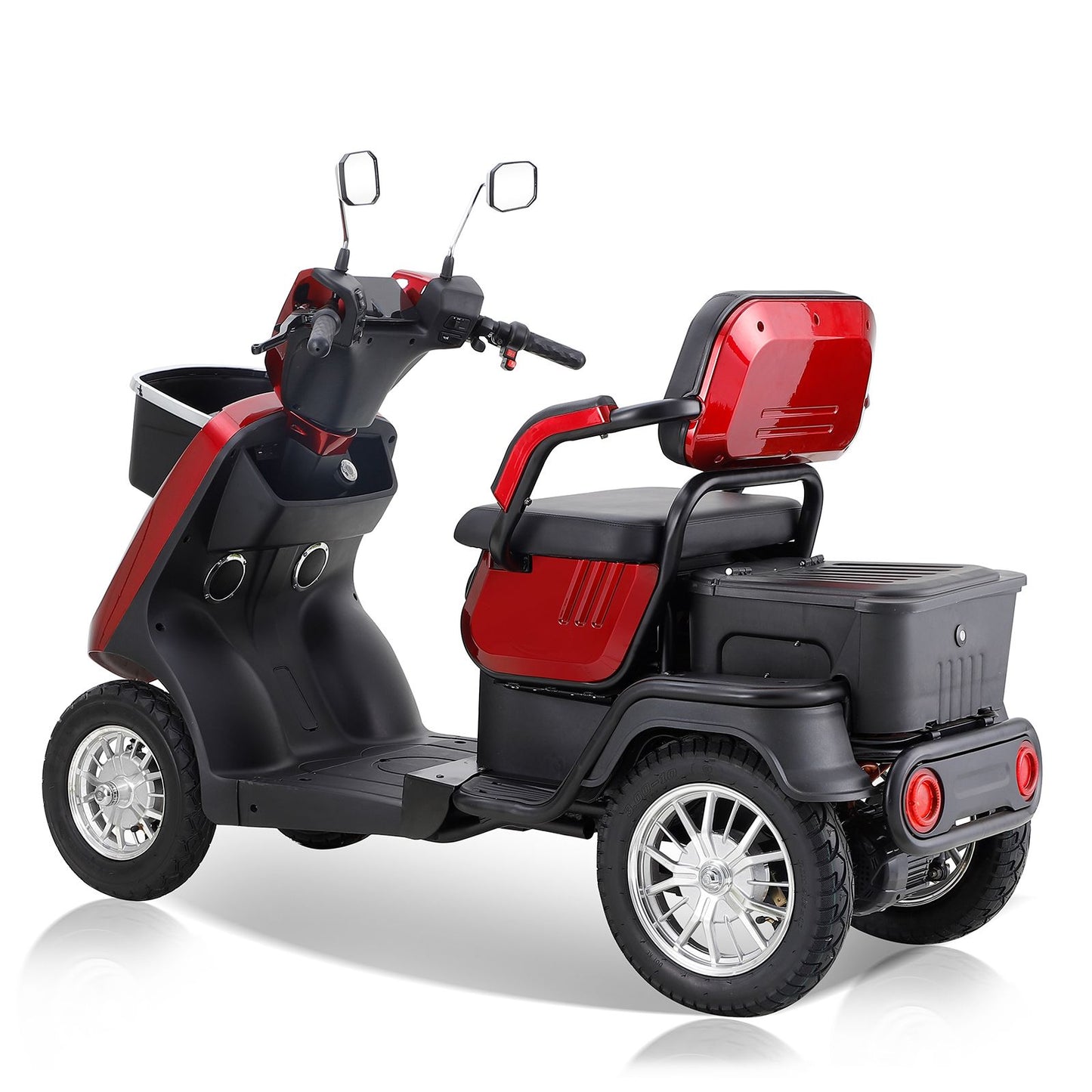 Heavy Duty 4 Wheel Mobility Scooters for Seniors & Adults 500lbs Capacity