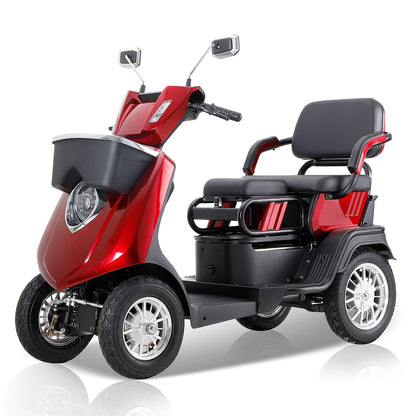 Heavy Duty 4 Wheel Mobility Scooters for Seniors & Adults 500lbs Capacity