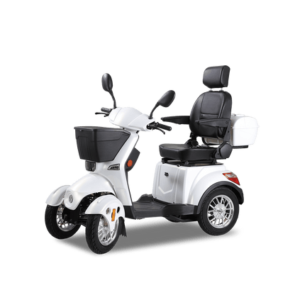 XL3D4L Electric Mobility Recreational Travel Scooter for Adults,Mobility Scooters for Seniors, 4 Wheel Powered Mobility Scooters,