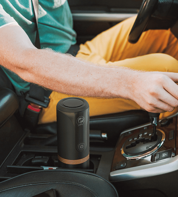 Italian car coffee machine. (Capsule (Nestle) + coffee powder 2 in one